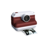 Kidywolf K-PRINT dječiji instant fotoaparat s termo printerom – Burgundy