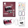 Kidywolf K-PRINT dječiji instant fotoaparat s termo printerom – Burgundy