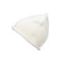 Elodie Plišana pletena kapa Furry Knit Beanie, Vanilla White 2-3g