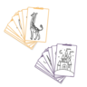 Kidywolf KIDYDRAW MINI dodatni set 60 kartica – Bajke i životinje