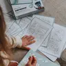 Kidywolf KIDYDRAW PAD Svjetleća tabla za crtanje s 30 ilustracija - Food