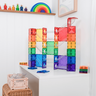 Connetix Tiles – Rainbow Super Ball Run set (134 kom) - Limitirano izdanje