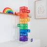 Connetix Tiles – Rainbow Super Ball Run set (134 kom) - Limitirano izdanje