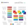 Connetix Tiles – Rainbow Super Ball Run set (134 kom) - Limitirano izdanje