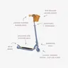 Banwood Maxi Romobil Trotinet - Blue + Pletena korpica