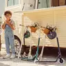 Banwood Maxi Romobil Trotinet - Navy + Pletena korpica