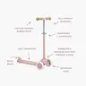 Banwood ECO Romobil Trotinet - Dusty rose