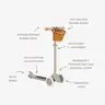 Banwood Romobil Trotinet - Beige + Pletena korpica