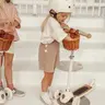 Banwood Romobil Trotinet - Cream + Pletena korpica