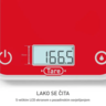 TEFAL kuhinjska vaga BC50U3V0 Optiss, do 5 kg, crvena