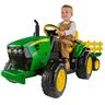 Peg Perego John Deere Ground Force traktor sa prikolicom na akumulator LITHIUM 12V