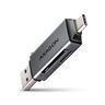 AXAGON čitač memorijskih kartica CRE-DAC, USB-A/USB-C, SD/microSD