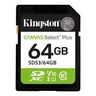 Kingston Canvas Select Plus SDXC memorijska kartica 64GB, 100MB/s