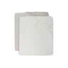 Jollein navlaka za madrac Ivory/White 2kom