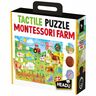 HEADU Montessori Taktilne puzzle - Farma