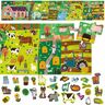 HEADU Puzzle + naljepnice Farma