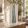 Bizzotto vaza Haldys 10 × 46 cm, tamnozelena