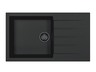 Alveus sudoper Cadit 40 A90 Black Edition, Deep Black, reverzibilni, 860 × 500 mm, Algranit, 1149158