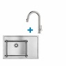 Alveus set: lijevi sudoper ONE 50 i česma Nova-PS – inox