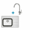 Alveus set: sudoper MORE 20 i česma Savannah – inox/krom