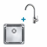 Alveus set: sudoper LUNO 30 i česma Tonia – inox/krom