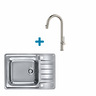 Alveus set: sudoper PRAKTIK 120 i česma Nova-PS – inox