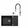 Alveus set: sudoper CADIT 100 i česma Mirage-PS – antracit/inox