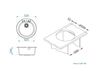 Alveus set: sudoper CADIT 100 i česma Mirage-PS – antracit/inox