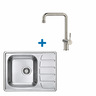 Alveus set: reverzibilni sudoper ZOOM MAXIM 10 i česma Flora – inox