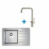 Alveus set: reverzibilni sudoper RANDO 30 i česma Flora – inox