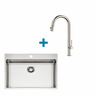 Alveus set: sudoper NOX 130 i česma Nova-PS – inox