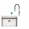 Alveus set: sudoper NOX 130 i česma Mirage-PS – inox