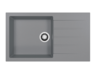 Alveus set: reverzibilni sudoper CADIT 40 i česma Mirage-PS – siva/inox