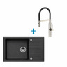 Alveus set: sudoper ATROX 30 i česma Mirage-PS – siva/inox
