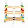 KINDER HOME Drvena ljuljačka za djecu do 25kg JXS-3025