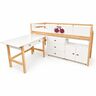 KINDER HOME Dječiji krevet Cherry sa policama i radnim stolom - 200x90cm SRK-57