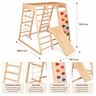 KINDER HOME Drvena penjalica sa toboganom w01f227