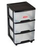 Ladicar s 3 ladice 3x20L prozirni CURVER
