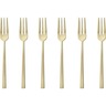 Sambonet set desertnih viljuški 6/1 Rock Antique Champagne nehrđajući čelik / 52662PA5
