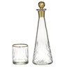 INART set dekanter i čaše 7/1, Ø11 × 35 cm / Ø8 × 9 cm