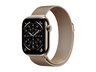 Apple Watch S11 Cellular 42mm Gold Titanium Case with Gold Milanese Loop