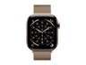 Apple Watch S11 Cellular 42mm Gold Titanium Case with Gold Milanese Loop