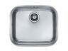 Alveus sudoper Variant 10, 480 × 400 mm, dubina 180 mm, satinirani inox, 1042481