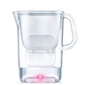 BWT Aqualizer Base-Light bokal za filtriranje vode 2,6 l, bijelo-roze