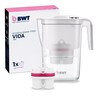 BWT Vida +Mg bokal za filtriranje vode 2,6 l, bijelo-roze