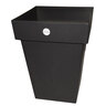 Gardino Saksija Melrose kvadrat 40 × 40 × 50 antraci / 30690