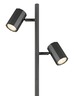Globo podna lampa siva 57918S