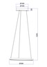Globo luster led Ralph fi fi 38.5 cm LED 67192-19