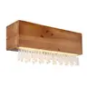 Globo zidna lampa Edel Traud crna 15554W