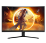 AOC gaming monitor CQ32G4VE zakrivljeni, 31.5", QHD, Fast VA, 300 cd/m2, Adaptive Sync, HDR10, 180Hz, 0.5ms